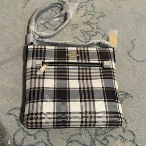 Coach Plaid Crossbody Bag